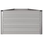 Lit surélevé de jardin rouillé 480x80x45 cm acier corten – Image 3