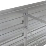 Lit surélevé de jardin rouillé 600x80x45 cm acier corten – Image 5