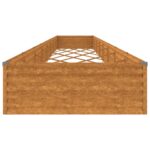 Lit surélevé de jardin 770 x 100 x 36 cm acier corten – Image 3