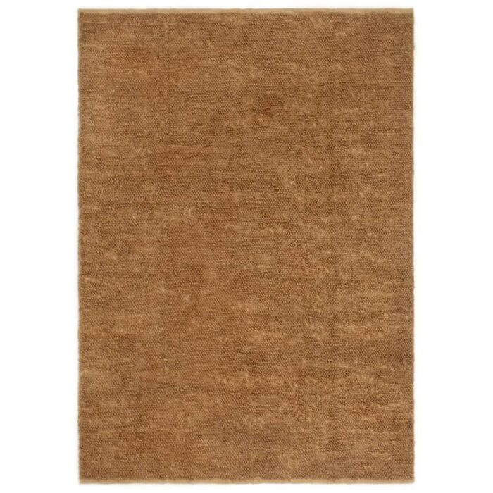 Tapis à poils bouclés fait à la main 120x180 cm Jute et coton – Image 1