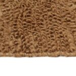 Tapis à poils bouclés fait à la main 120x180 cm Jute et coton – Image 3