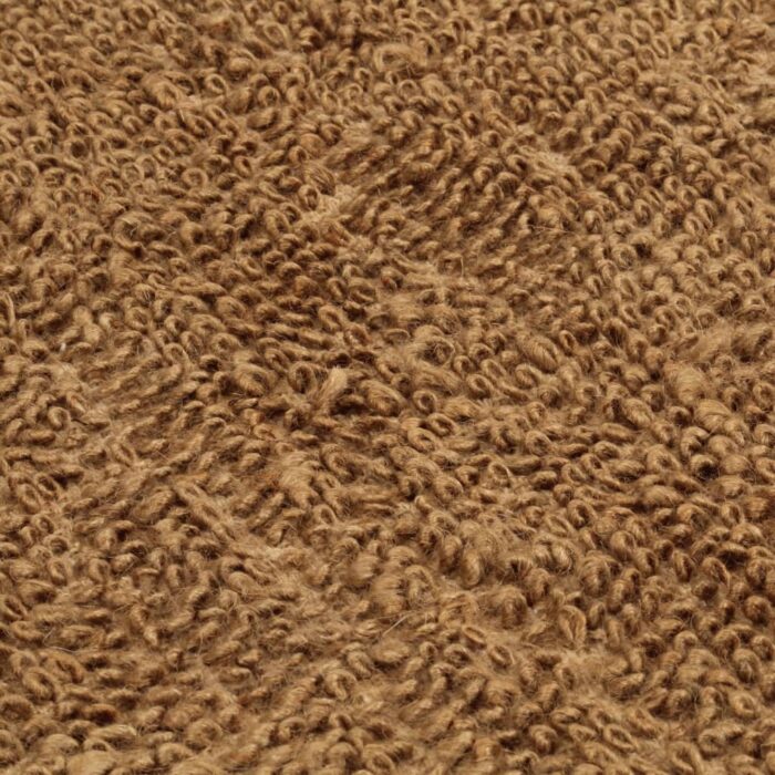 Tapis à poils bouclés fait à la main 120x180 cm Jute et coton – Image 4