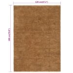 Tapis à poils bouclés fait à la main 120x180 cm Jute et coton – Image 8