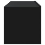 Meubles TV muraux 2 pcs noir 100x30x30 cm bois d'ingénierie – Image 6