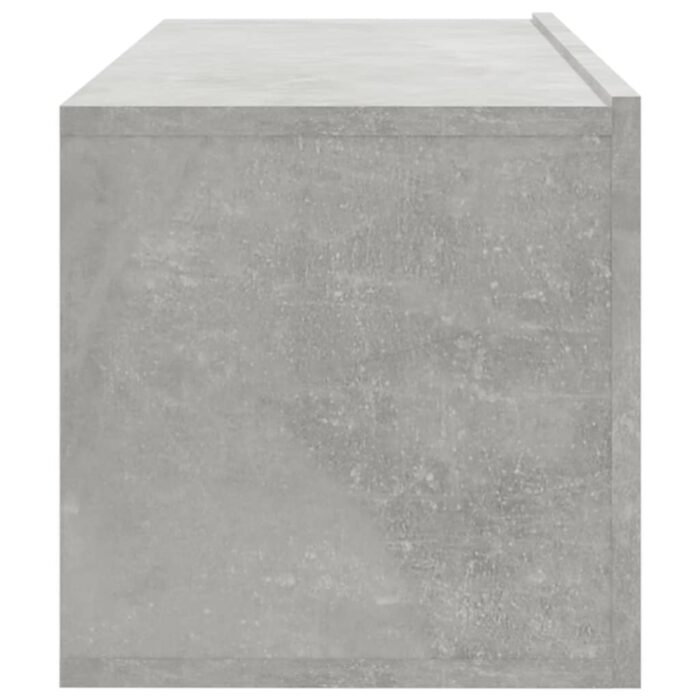 Meubles TV 2 pcs Gris béton 100x30x30 cm Bois d'ingénierie – Image 6