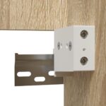 Armoire de bain avec miroir chêne sonoma bois d'ingénierie – Image 6