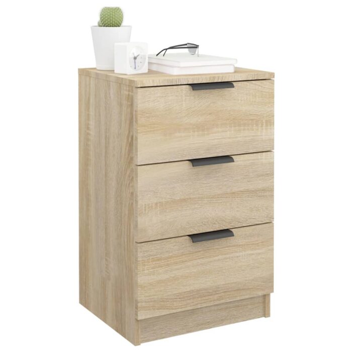 Table de chevet Chêne sonoma 40x36x65 cm – Image 2