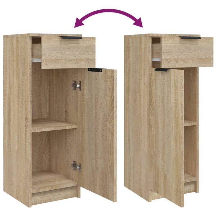 Armoire de salle de bain Chêne sonoma 32x34x90 cm – Image 7