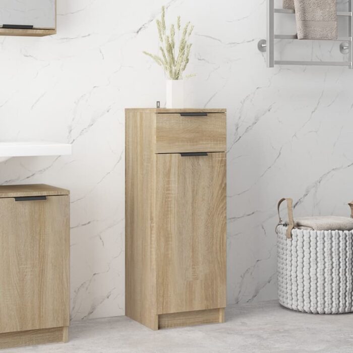 VXL8720287078999_m_en_hd_1.jpg Armoire de salle de bain Chêne sonoma 32x34x90 cm – Image 1
