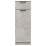 Armoire de salle de bain gris béton 32x34x90 cm – Image 4
