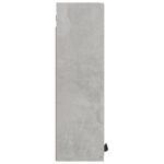 Armoire à miroir de salle de bain Gris béton 64x20x67 cm – Image 5