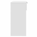 Table console Blanc 90x36x75 cm Bois d'ingénierie – Image 5