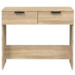 Table console Chêne sonoma 90x36x75 cm Bois d'ingénierie – Image 4