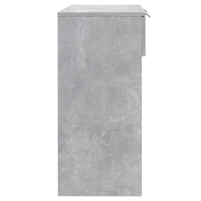 Table console Gris béton 90x36x75 cm Bois d'ingénierie – Image 5