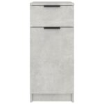 Armoire de bureau Gris béton 33,5x50x75 cm Bois d'ingénierie – Image 4