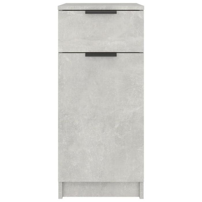 Armoire de bureau Gris béton 33,5x50x75 cm Bois d'ingénierie – Image 4