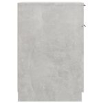Armoire de bureau Gris béton 33,5x50x75 cm Bois d'ingénierie – Image 6