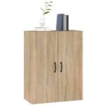Armoire suspendue Chêne sonoma 69,5x34x90 cm Bois d'ingénierie – Image 2