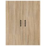Armoire suspendue Chêne sonoma 69,5x34x90 cm Bois d'ingénierie – Image 4