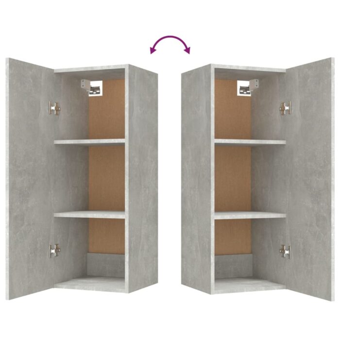 VXL8720287081302_g_en_hd_7.jpg Armoire murale Gris béton 34,5x34x90 cm Bois d'ingénierie – Image 7