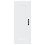 Armoire suspendue Blanc 35x34x90 cm Bois d'ingénierie – Image 3
