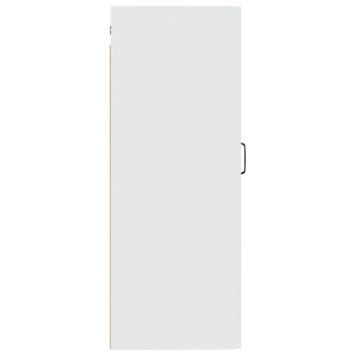 Armoire suspendue Blanc 35x34x90 cm Bois d'ingénierie – Image 4