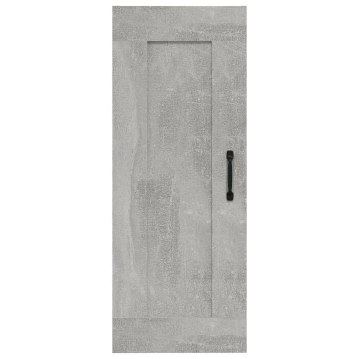 Armoire suspendue Gris béton 35x34x90 cm Bois d'ingénierie – Image 3