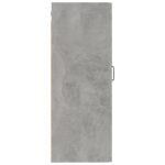 Armoire suspendue Gris béton 35x34x90 cm Bois d'ingénierie – Image 4
