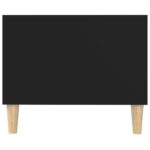 Table basse noir 102x50x40 cm bois d'ingénierie – Image 3