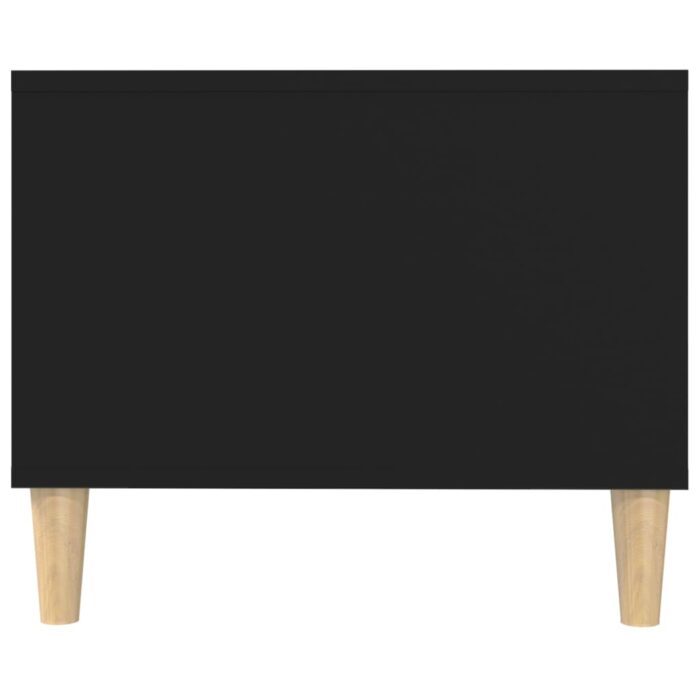 Table basse noir 102x50x40 cm bois d'ingénierie – Image 3