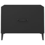 Tables basses avec pieds en métal 2 pcs Noir 50x50x40 cm – Image 5