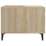 Table basse avec pieds en métal Chêne sonoma 50x50x40 cm – Image 5