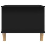 Table basse noir 90x50x40 cm bois d'ingénierie – Image 5