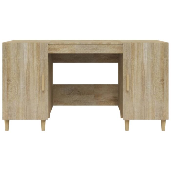 VXL8720287082842_g_en_hd_5.jpg Bureau Chêne sonoma 140x50x75 cm Bois d'ingénierie – Image 5