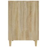 Bureau Chêne sonoma 140x50x75 cm Bois d'ingénierie – Image 6