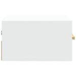 Tables de chevet murales 2 pcs blanc 35x35x20 cm – Image 6
