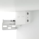 Tables de chevet murales 2 pcs blanc 35x35x20 cm – Image 7