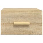 Tables de chevet murales 2 pcs chêne sonoma 35x35x20 cm – Image 3