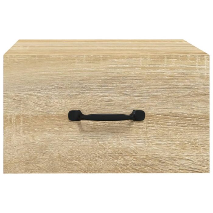 Tables de chevet murales 2 pcs Chêne sonoma 35x35x20 cm – Image 3