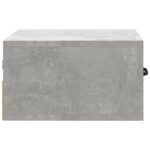 Table de chevet murale Gris béton 35x35x20 cm – Image 5