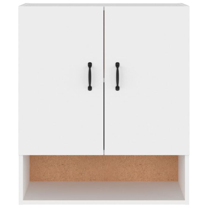 Armoire murale Blanc 60x31x70 cm Bois d'ingénierie – Image 3