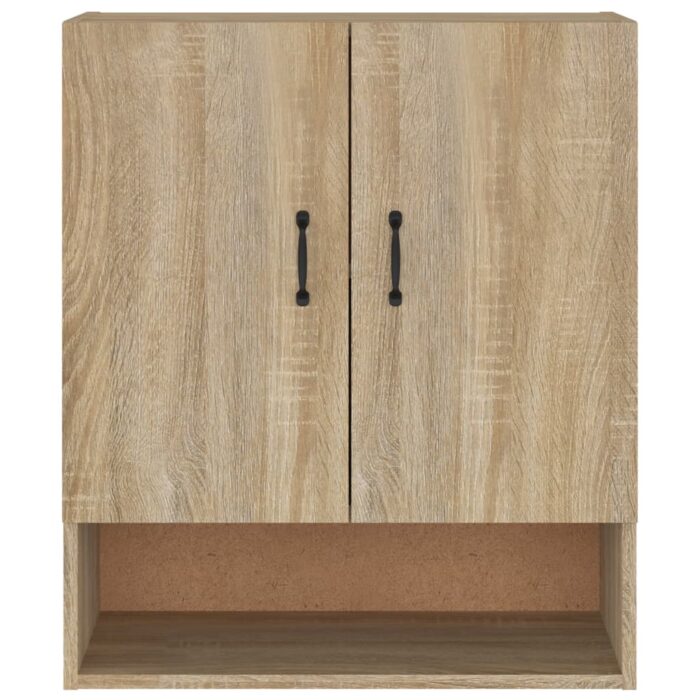 Armoire murale Chêne sonoma 60x31x70 cm Bois d'ingénierie – Image 3