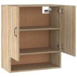 Armoire murale Chêne sonoma 60x31x70 cm Bois d'ingénierie – Image 5