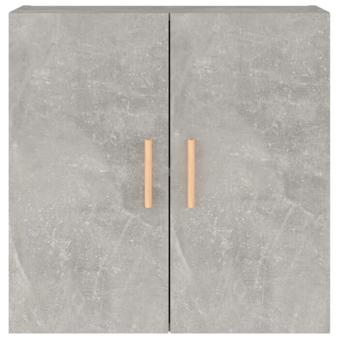 Armoire murale Gris béton 60x30x60 cm Bois d'ingénierie – Image 3
