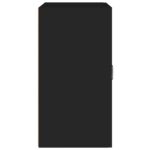 Armoire murale Noir 60x31x60 cm Bois d'ingénierie – Image 2