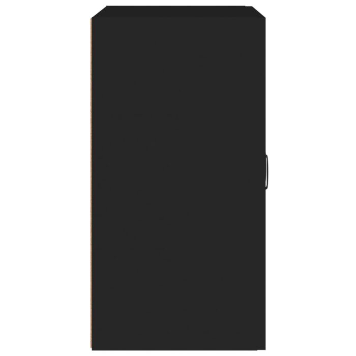 Armoire murale Noir 60x31x60 cm Bois d'ingénierie – Image 2