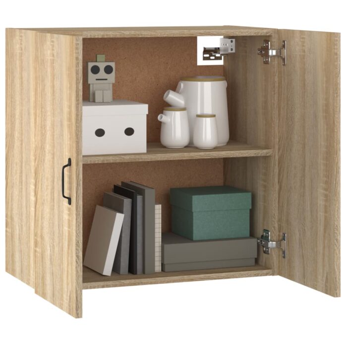 Armoire murale Chêne sonoma 60x31x60 cm Bois d'ingénierie – Image 5