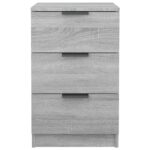 Tables de chevet 2 pcs Sonoma gris 40x36x65 cm – Image 5