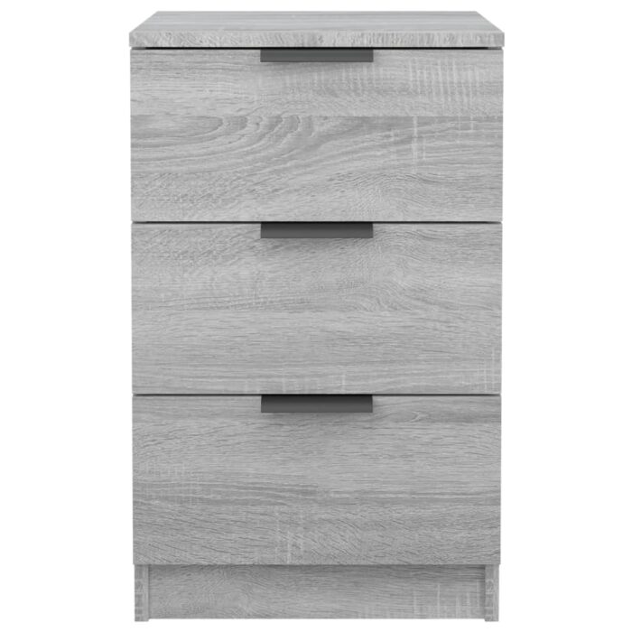 Tables de chevet 2 pcs Sonoma gris 40x36x65 cm – Image 5