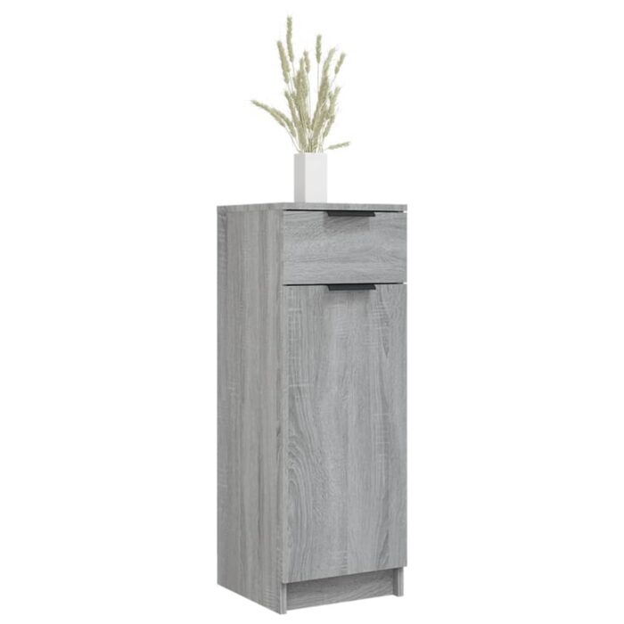 Armoire de bain Sonoma gris 32x34x90 cm Bois d'ingénierie – Image 2
